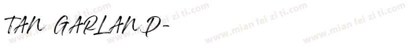 TAN GARLAND字体转换
